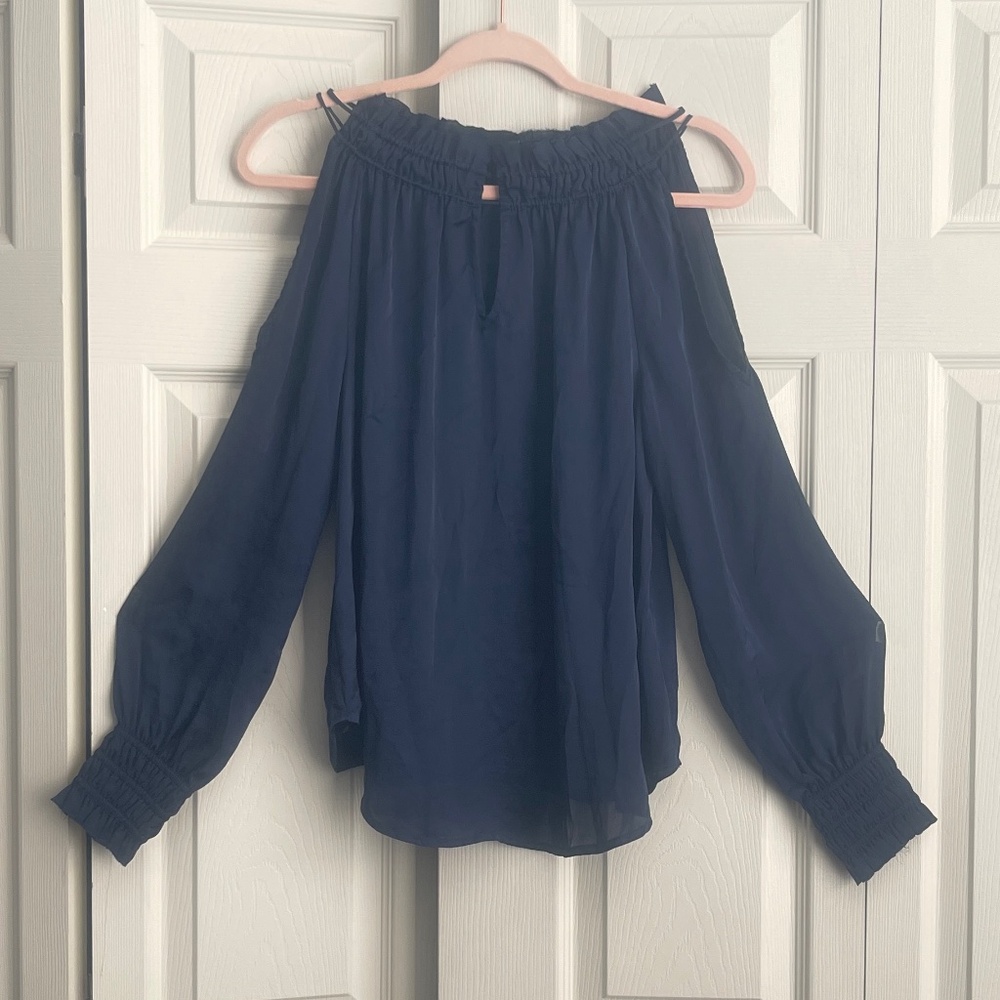 Love Sam women's blue long sleeve size M.  #234